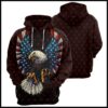 Eagle Usa Pride 3D Printed Hoodie/Zipper Hoodie