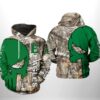 Eastern Michigan Eagles NCAA Camo Veteran Hunting 3D Printed Hoodie/Zipper Hoodie