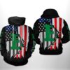 Eastern Michigan Eagles NCAA US Flag 3D Printed Hoodie/Zipper Hoodie