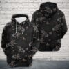 Embroidery Spider 3D Printed Hoodie/Zipper Hoodie