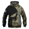Fishing Camouflage Punisher 3D Printed Hoodie/Zipper Hoodie
