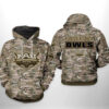 Florida Atlantic Owls NCAA Camo Veteran 3D Printed Hoodie/Zipper Hoodie