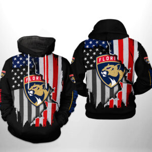 Florida Panthers NHL US FLag Team 3D Printed Hoodie/Zipper Hoodie
