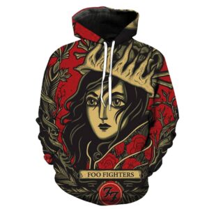 Foo Fighters 3D Printed Hoodie/Zipper Hoodie