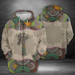 Giraffe 3D Printed Hoodie/Zipper Hoodie