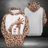 Giraffe Mom And Baby 3D Printed Hoodie/Zipper Hoodie