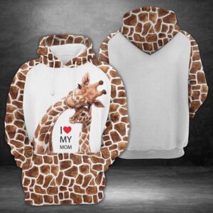 Giraffe Mom And Baby 3D Printed Hoodie/Zipper Hoodie
