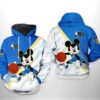 Golden State Warriors NBA Mickey 3D Printed Hoodie/Zipper Hoodie
