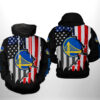 Golden State Warriors NBA US Flag Team 3D Printed Hoodie/Zipper Hoodie