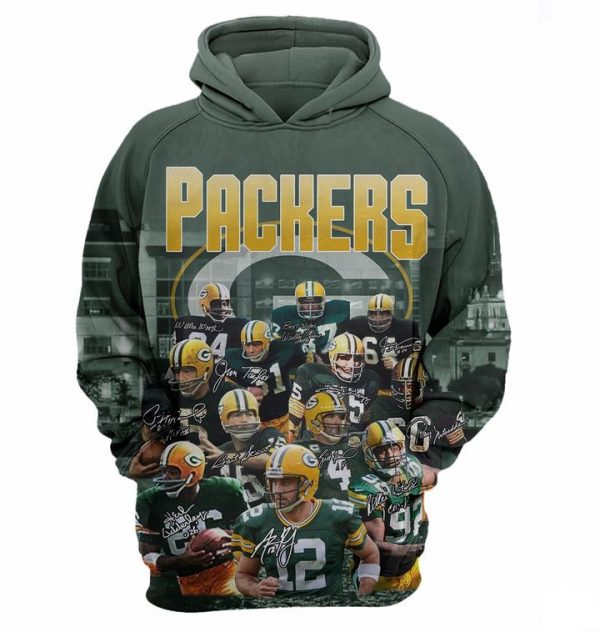 Green Bay Packers 3D Printed Hoodie/Zipper Hoodie