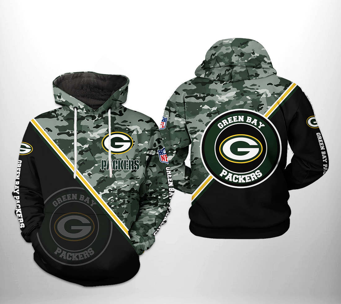 green bay packers camo hoodie