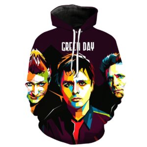 Green Day Band 3D Printed Hoodie/Zipper Hoodie
