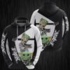 Groot Fox Baby Yoda 3D Printed Hoodie/Zipper Hoodie