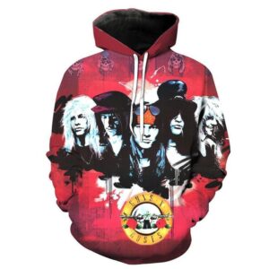 GunsNRoses 3D Printed Hoodie/Zipper Hoodie