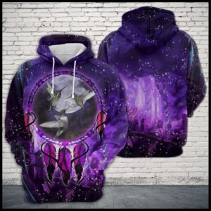 Hummingbird Dreamcatcher 3D Printed Hoodie/Zipper Hoodie