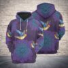 Hummingbird Mandala 3D Printed Hoodie/Zipper Hoodie