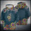 Illinois State Mandala 3D Printed Hoodie/Zipper Hoodie