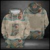 Indiana State Mandala 3D Printed Hoodie/Zipper Hoodie