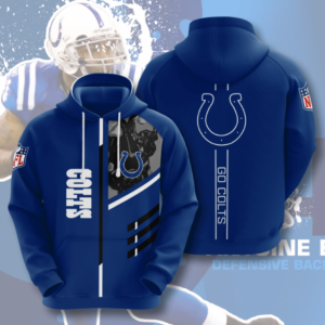 Indianapolis Colts American Football 3D Printed Hoodie/Zipper Hoodie