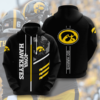Iowa Hawkeyes American Football 3D Printed Hoodie/Zipper Hoodie