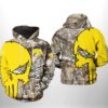 Iowa Hawkeyes NCAA Camo Veteran Hunting 3D Printed Hoodie/Zipper Hoodie