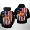 Iowa State Cyclones NCAA US Flag 3D Printed Hoodie/Zipper Hoodie
