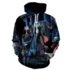Jack Skellington 3D Printed Hoodie/Zipper Hoodie
