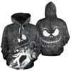 Jack Skellington 3D Printed Hoodie/Zipper Hoodie