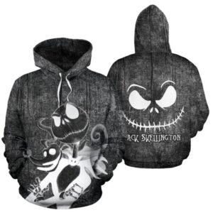 Jack Skellington 3D Printed Hoodie/Zipper Hoodie