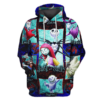Jack and Sally Nightmare Before Christmas 3D Printed Hoodie/Zipper Hoodie