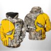 Kent State Golden Flashers NCAA Camo Veteran Hunting 3D Printed Hoodie/Zipper Hoodie