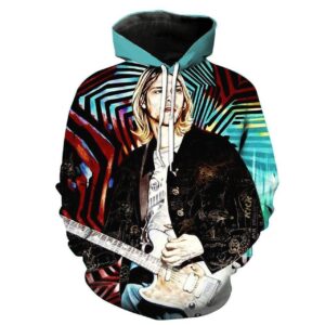Kurt Cobain 3D Printed Hoodie/Zipper Hoodie
