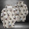 Kuvasz So Cute 3D Printed Hoodie/Zipper Hoodie