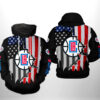 LA Clippers NBA US Flag Team 3D Printed Hoodie/Zipper Hoodie