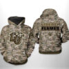Liberty Flames NCAA Camo Veteran 3D Printed Hoodie/Zipper Hoodie