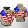Los Angeles Lakers NBA US Flag Camo Veteran Team 3D Printed Hoodie/Zipper Hoodie