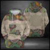 Louisiana State Mandala 3D Printed Hoodie/Zipper Hoodie