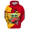 Louisville Cardinal 3D Printed Hoodie/Zipper Hoodie