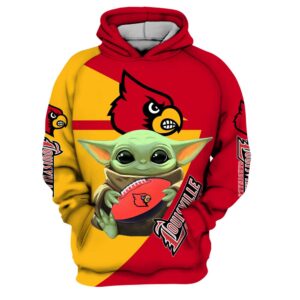 Louisville Cardinal 3D Printed Hoodie/Zipper Hoodie