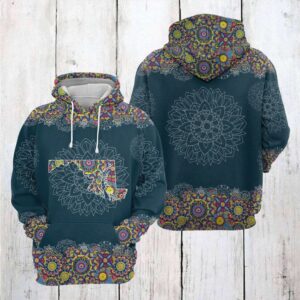 Maryland Mandala 3D Printed Hoodie/Zipper Hoodie
