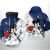 Memphis Grizzlies NBA Mickey 3D Printed Hoodie/Zipper Hoodie