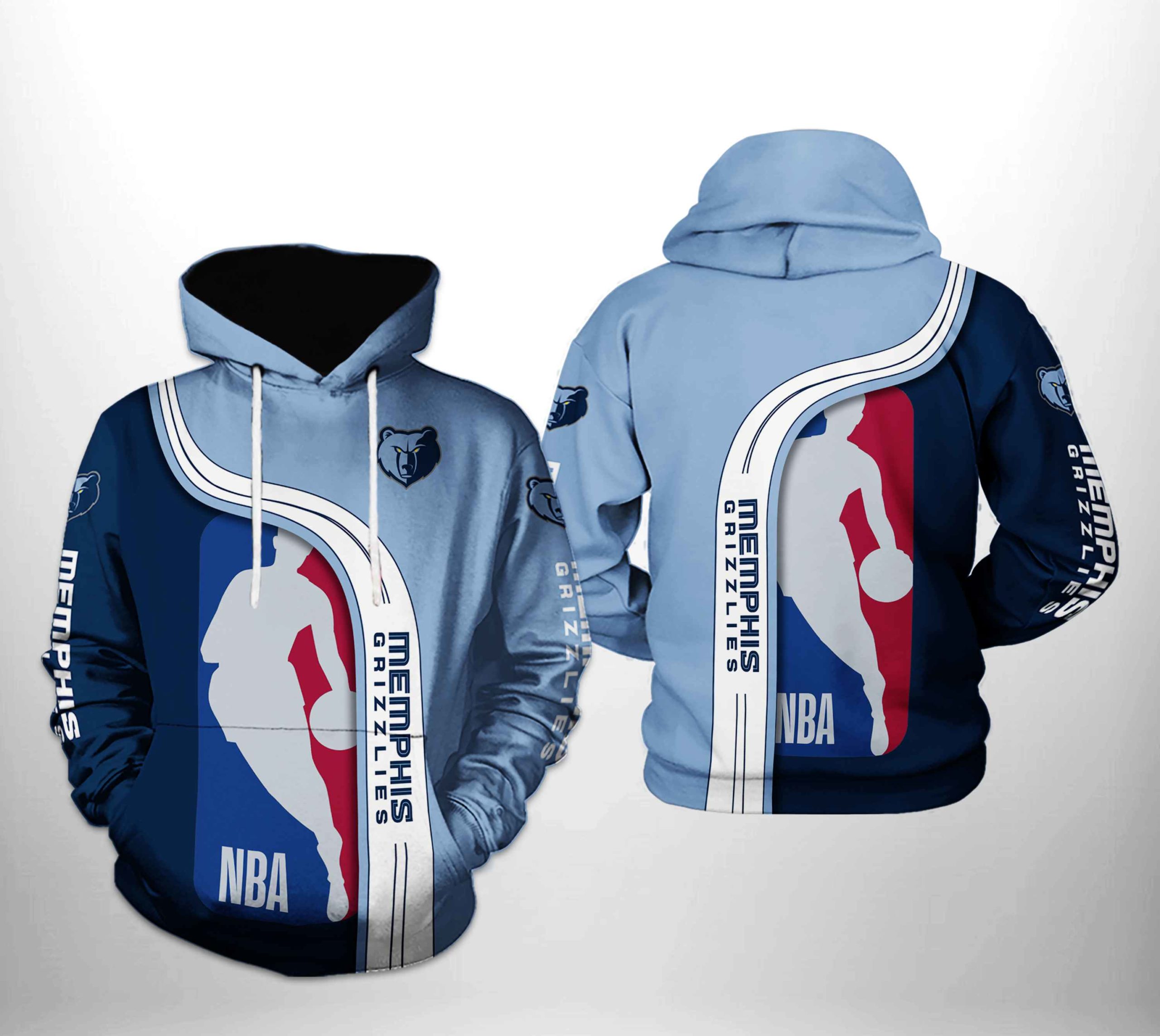 Memphis Grizzlies NBA Team 3D Printed Hoodie/Zipper Hoodie - Travels in  Translation