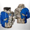 Memphis Tigers NCAA Camo Veteran Hunting 3D Printed Hoodie/Zipper Hoodie