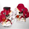 Miami Heat NBA Mickey 3D Printed Hoodie/Zipper Hoodie