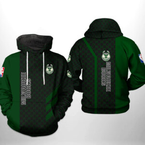 Milwaukee Bucks NBA 3D Printed Hoodie/Zipper Hoodie