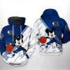 Minnesota Timberwolves NBA Mickey 3D Printed Hoodie/Zipper Hoodie