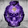 Minnesota Vikings 3D Printed Hoodie/Zipper Hoodie
