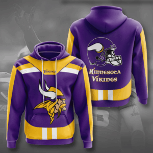 Minnesota Vikings 3D Printed Hoodie/Zipper Hoodie