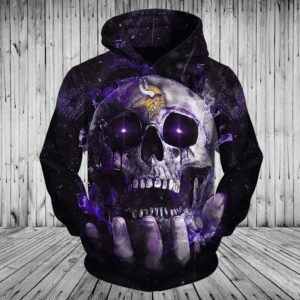 Minnesota Vikings 3D Printed Hoodie/Zipper Hoodie