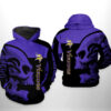 Minnesota Vikings NFL Skull 3D Printed Hoodie/Zipper Hoodie